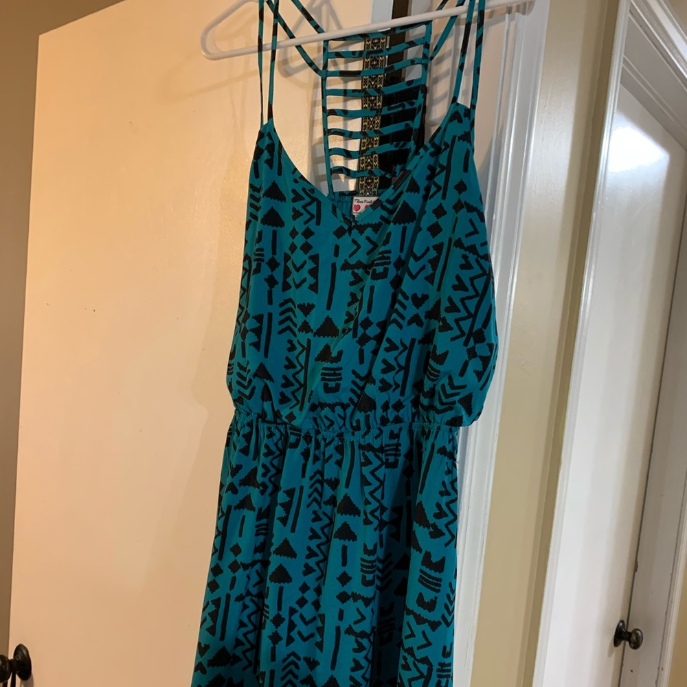 Turquoise dress